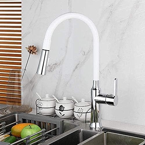 -Wasserhahn Rotierender Küchenarmatur 360 Rotierende Chrom -Messingküchenmischer Becken Waschbecken Wasserhahn Edelstahl Wasserhahn von ZCHZCS
