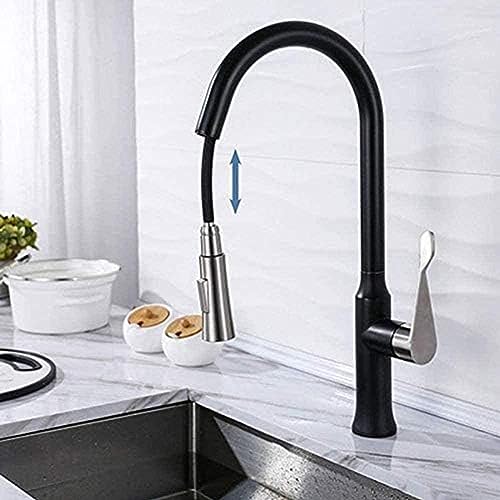 Wasserhahn Schwarz Gebürstet Nickel Küchenarmatur Ausziehen Zwei Modi Ausspout Menschlicher Griff Heißer Kaltschalter Regenmixer Tap Crane Aus Wasserhahn Schwarz Gebürstet Nickel Küchenarmatur Ausziehen Zwei Modi Ausspout Menschlicher Griff Heißer Kaltschalter Regenmixer Tap Crane Aus von ZCHZCS