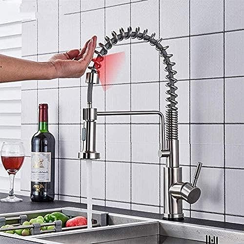 Wasserhahn Sensor Küchenarmatur Touch Control Bleifreiem Empfindlicher Edelstahl-Wasserhahn Für Küchenspüle Wasserhahn Wasserhahn Sensor Küchenarmatur Touch Control Bleifreiem Empfindlicher Edelstahl-Wasserhahn Für Küchenspüle Wasserhahn von ZCHZCS