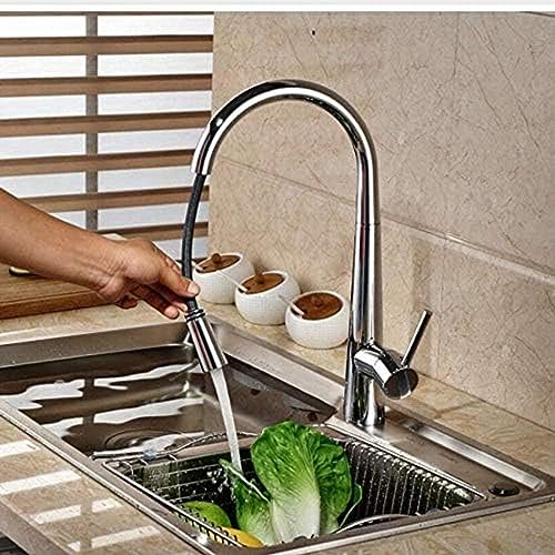 -Wasserhahn Verchromtem Auszug Küchenarmatur Eingriff Messing Heiße Und Kaltes Wasser Badezimmer Küchenmischer Kran Wasserhahn Deck Installation -Wasserhahn Verchromtem Auszug Küchenarmatur Eingriff Messing Heiße Und Kaltes Wasser Badezimmer Küchenmischer Kran Wasserhahn Deck Installation von ZCHZCS