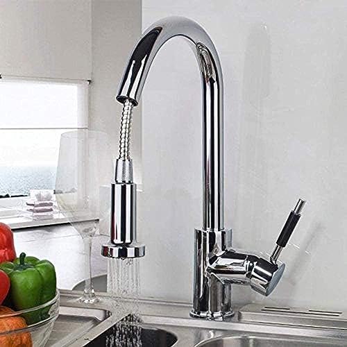 Wasserhahn Zwei-Funktion Badezimmer Festes Messing Wasser Stromküche Wasserhahn Schwenk Sprinkler Wasserhahn Ausziehen Waschbecken Wasserhahn Küche Wasserhahn Wasserhahn Zwei-Funktion Badezimmer Festes Messing Wasser Stromküche Wasserhahn Schwenk Sprinkler Wasserhahn Ausziehen Waschbecken Wasserhahn Küche Wasserhahn von ZCHZCS