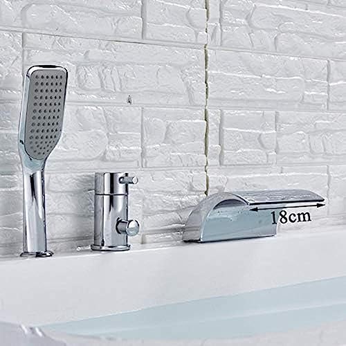 Weit Verbreiteter Wasserfall Badewanne Wasserhahn Deck Montiert Wannenwaschbeckenmischer Weit Verbreiteter Einzelgriff Mit Handschwerferwanne Cranhahn Weit Verbreiteter Wasserfall Badewanne Wasserhahn Deck Montiert Wannenwaschbeckenmischer Weit Verbreiteter Einzelgriff Mit Handschwerferwanne Cranhahn von ZCHZCS