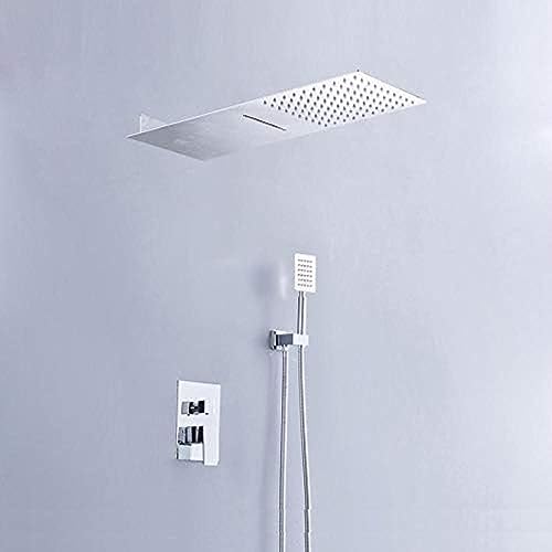 Zwei Funktion Edelstahl Duschkopf Niederschlag Duschkopf Wasserfall Duschkopf Für Badezimmer Duschset Zwei Funktion Edelstahl Duschkopf Niederschlag Duschkopf Wasserfall Duschkopf Für Badezimmer Duschset von ZCHZCS