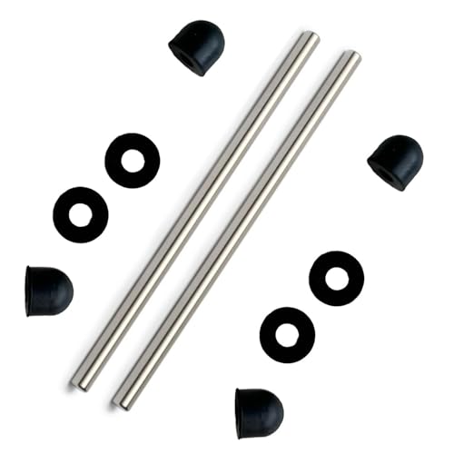 2Pcs Welle aus Edelstahl Für Intex Pure Spa Hot Tub Impeller Pumpe Fix E90 Fehler Spa Pumpe Impeller Edelstahl Welle (2Pcs Keramik Welle mit 4 Kappen) von ZCLYHT