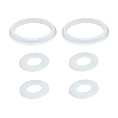 6Pcs Verbindungsstück Dichtungen Unterlegscheiben für Lay Z Lazy Spa Gummidichtung Set A/B/C Kupplungsdichtungen Verbindungsstück Dichtungen Dichtungen (White) von ZCLYHT
