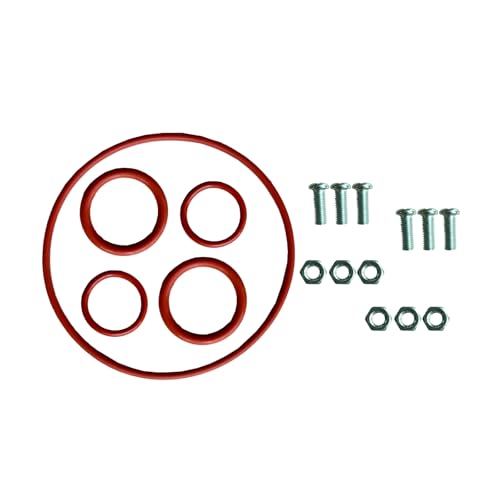 ZCLYHT Wasserpumpe Dichtung Umbau Kit Für Spa Lay Z Für SaluSpa für Coleman Wasserpumpe Seal Rebuild O-Ringe Kit #P4071 58113 E02 Hot Tub Pump Wasserpumpe Seal with Schraube von ZCLYHT