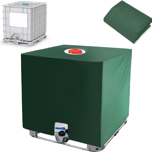 ZCOINS IBC Tank Abdeckung für 1000L Outdoor Wassertank, IBC Tank Zubehör, Grüne wasserdichte UV-beständige Abdeckplane für Wassertank ZCOINS IBC Tank Abdeckung für 1000L Outdoor Wassertank, IBC Tank Zubehör, Grüne wasserdichte UV-beständige Abdeckplane für Wassertank von ZCOINS