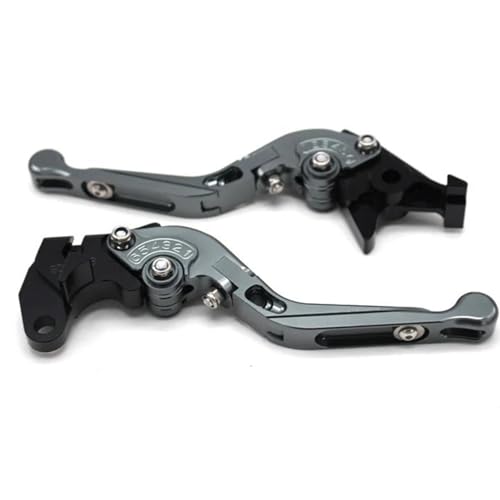 ZCPOPKNHNZ Verstellbare Klappbare Brems- Und Kupplungshebel Für Suzuki GSX-R600 GSXR-750 GSXR-1000 GSXR600 GSXR750 GSXR1000 2017–2019(GRAU) von ZCPOPKNHNZ