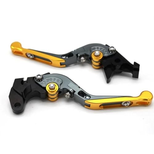 ZCPOPKNHNZ Verstellbare Klappbare Brems- Und Kupplungshebel Für Suzuki GSX-R600 GSXR-750 GSXR-1000 GSXR600 GSXR750 GSXR1000 2017–2019(Gelb) von ZCPOPKNHNZ