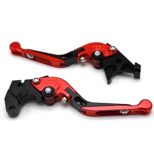 ZCPOPKNHNZ Verstellbare Klappbare Brems- Und Kupplungshebel Für Suzuki GSX-R600 GSXR-750 GSXR-1000 GSXR600 GSXR750 GSXR1000 2017–2019(ROT) von ZCPOPKNHNZ