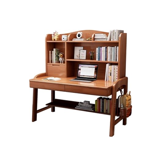 ZCSO Eckschreibtisch, Heimschreibtisch, Bücherregal, Kombination, Schlafzimmer, Arbeitszimmer, Schreibtisch mit Schublade, Bürotisch, Computertisch, Schlafzimmerschreibtisch (B,100 x 60 x 138 cm) von ZCSO