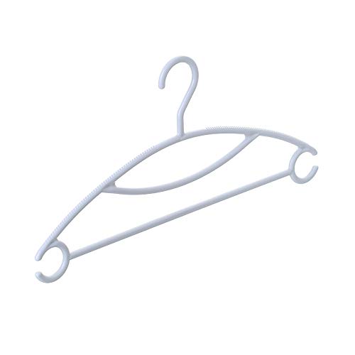 ZCXBHD 20x Kleiderbügel Für Erwachsene Färben Sie Starke Plastikkleidung Mit Anzughosenstange Und Lippen (40 cm Breit).,Blue von ZCXBHD