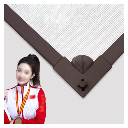 DGAMHF Magnetisches Fenstergitter, Verstellbarer DIY-Fenstergitterersatz, Max. 3 M X 3 M, Weißer Rahmen, Graues Fiberglasnetz For Schieben/Schwingen/Aufhängen, Passend For Holz-/Eisen-/PVC-Rahmen(90x1 DGAMHF Magnetisches Fenstergitter, Verstellbarer DIY-Fenstergitterersatz, Max. 3 M X 3 M, Weißer Rahmen, Graues Fiberglasnetz For Schieben/Schwingen/Aufhängen, Passend For Holz-/Eisen-/PVC-Rahmen(90x1 von ZCXMNL