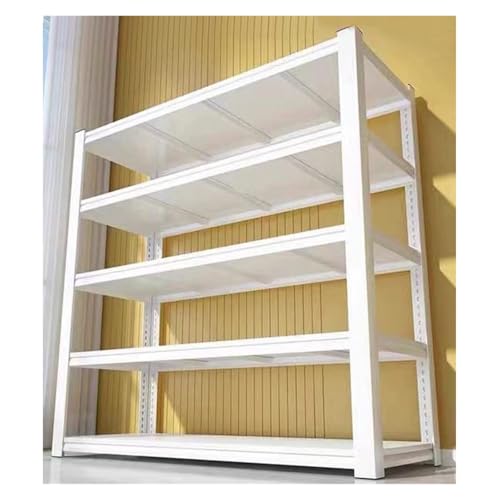 ZCXMNL Schwerlastregal 5-stufiges Metallregal, Robustes, Verstellbares Lagerregal, Schraubenlose Montage, Industrielles Mehrzweckregal for Den Balkon Der Supermarktküche(70x35x183cm) von ZCXMNL