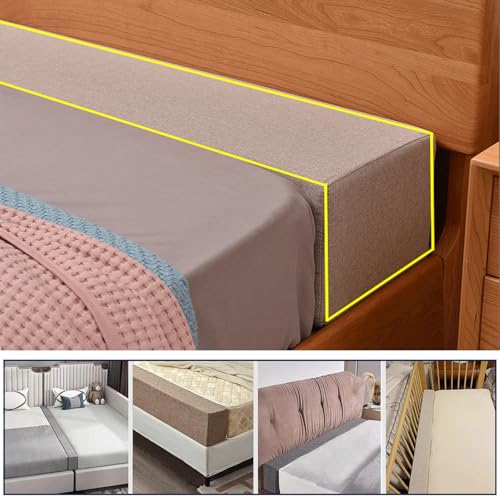 Benutzerdefinierte Bettlückenfüller Matratzenverlängerung Lückenfüller, größe Bettlückenfüller Nach Maß für Kopfteil Bett Matratze Zwischen und Wand,Matratzenfüllkissen(180x10x15cm/70x4x6in,#3) von ZCXRYFL