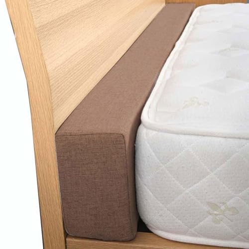 Lückenfüller, Matratzen füller BettKeilkissen, Kopfteilkissen, Matratzenverlängerung, Bettlücken/Raum/Rissfüller zwischen Kopfteil und Matratze oder Wand mit abnehmbarem Bezug(190x5x5cm/74x2x2in,#3) von ZCXRYFL