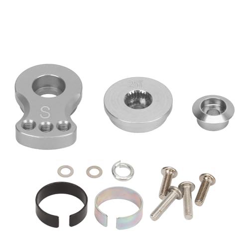 25t Servo Arm Aluminiumlegierung Lenkung Arm -Entladungsschutz Servohornersatz für 1/10 RC -Auto Leicht leichtes leichtes Einbau mit Unterlegscheiben und Schrauben (Du färbte) von ZCZDHNA