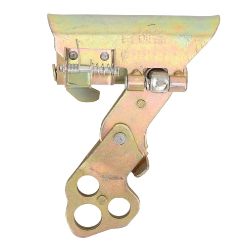 Auto Locking Rope Grab | Fall Protection Device for Rock Climbing/Fire Rescue/Aerial Work | Galvanized Steel Construction, 3 Connection Holes (18-28mm) von ZCZDHNA