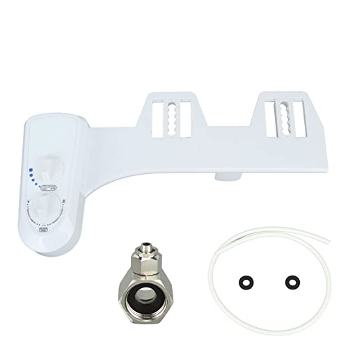 Bidet Toilet Attachment | Auto - Care Dual Nozzle with Adjustable Water Pressure | Cold Water Bidet for Feminine Care/Personal Cleansing/Toilet Seat (3/8) von ZCZDHNA