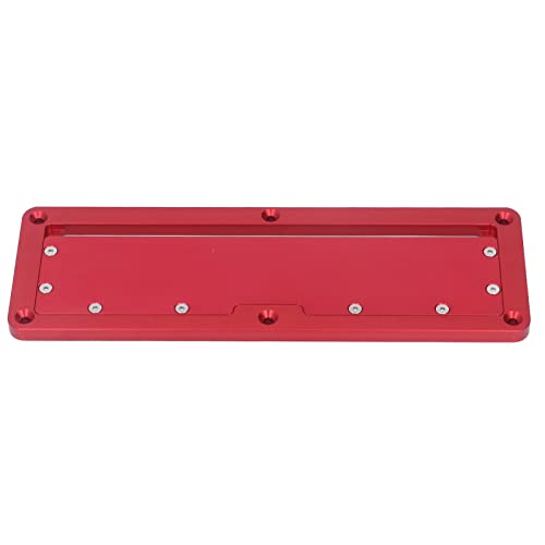 Circular Saw Flip Cover | Aluminium Alloy Floor Plate for Woodworking | 45-90 Degree Angle Adjustment | Red Accessory Part von ZCZDHNA