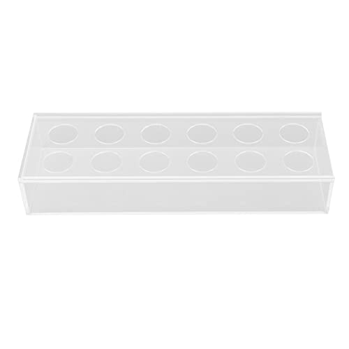 Clear Acrylic Flower Vase | Rectangular Floral Centerpiece for Dining Table/Wedding Party/Home Decor | Modern Table Vase with Sliding Top for Simple Maintenance (30 * 10 * 5cm) von ZCZDHNA