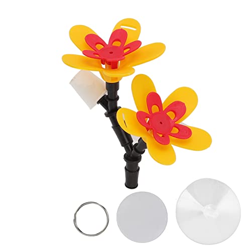 DIY Hummingbird Feeder Kit | Recycle Glass Bottles into Bird Feeders | Hanging Suction Cup for Garden/Patio/Balcony | 5 - Piece Set with Flower Design (Dual Flower) von ZCZDHNA