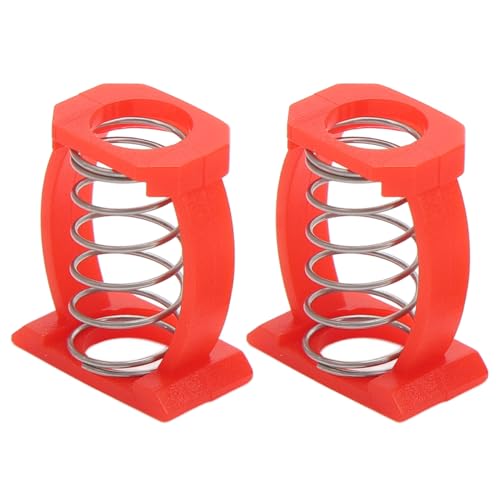 Folding Stem C Clamp Spring | 2pcs Red Plastic Adjustment Knob | Quick - Release Fixing Accessories for Cycling Maintenance/Repair/Upgrade von ZCZDHNA