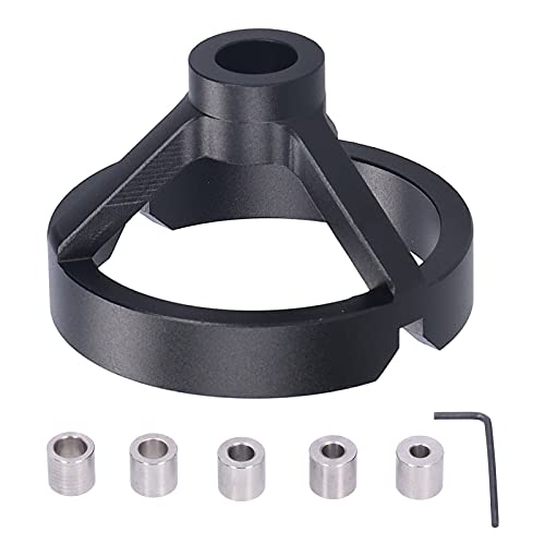 Holz Doweling Jig | 5 Bohrgrößen 6-10 mm & Positionierungshandbuch | Aluminiumlegierung Dübel Holder für Schränke/Möbel/DIY | Anodierte Einrichtung mit Sechskantschlüssel von ZCZDHNA