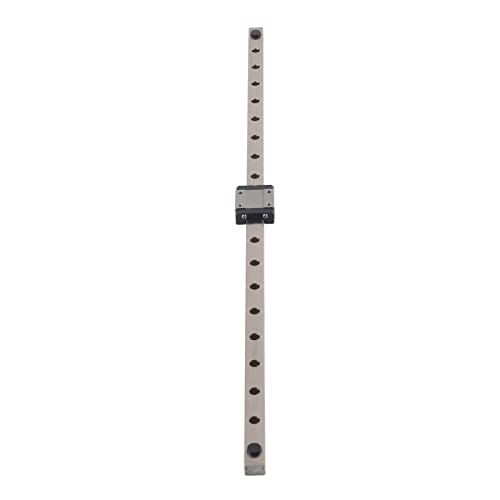MGN12C Linear Rail Guide | High Accuracy Bearing Steel for CNC / 3D Printers/Automation | 6.5mm Height, 12mm Width with Rubber Stoppers (500mm) von ZCZDHNA