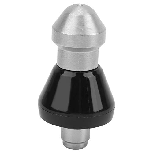 Pipe Dredging Nozzle 1/4 Inch | 5000PSI High Pressure Drain Maintenance Tool | Sewer Jetting Nozzle for Water Pipes/Clog Removal | Stainless Steel & 3 Nozzle Heads (Middle head) von ZCZDHNA