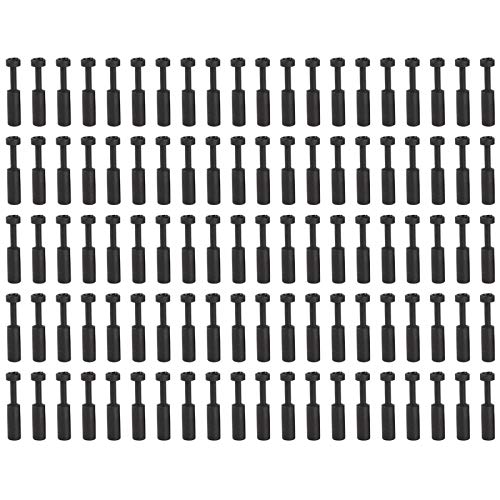 Pneumatic Quick Connect Plug 1/4 Zoll | 100 -pcs -Druck - im Röhrchen -Anpassungs -End Plug | Leck - Proof -Verbundrohranschluss für pneumatische Schläuche/Kompressoren / von ZCZDHNA