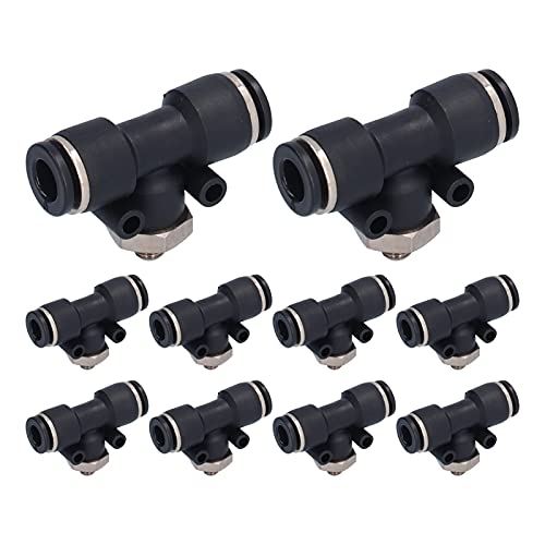 Pneumatische Rohrbeschläge 10pcs | PVC männliche Gewindeanschlüsse für Automatisierungsausrüstung | 1,0-1,2 mPa Drucktolerant & nicht oxidieren (06-M3C) von ZCZDHNA