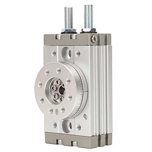 Rotating Pneumatic Actuator | 0-190° Adjustable Aluminum Alloy Cylinder | High Strength Liquid - Protective Design for Automation Equipment/Electronics/Machinery (MSQB-20A) von ZCZDHNA
