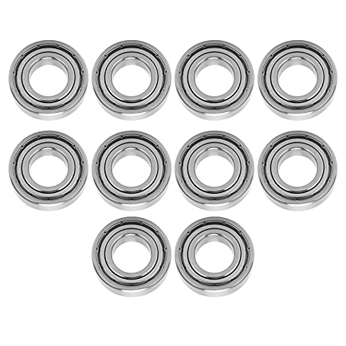 S6003ZZ Ball Bearing 10Pcs | 17mm ID 35mm OD Stainless Steel Shielded | Low Noise High Speed Bearing for Vibrating Screen/Printing Machine/Industrial Reducer S6003ZZ Ball Bearing 10Pcs | 17mm ID 35mm OD Stainless Steel Shielded | Low Noise High Speed Bearing for Vibrating Screen/Printing Machine/Industrial Reducer von ZCZDHNA
