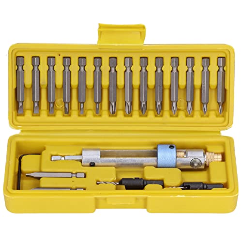 Screw Extractor Drill Bit Set | High Speed Steel for Electric Drills | Woodworking/Metal/Glass | 19 - Piece with Storage Box Screw Extractor Drill Bit Set | High Speed Steel for Electric Drills | Woodworking/Metal/Glass | 19 - Piece with Storage Box von ZCZDHNA
