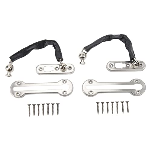 Stainless Steel Door Chain Lock | Sturdy Security Lock for Home/Apartment/Hotel | Deters Unauthorized Entry with Limited Opening | Easy Installation with Protective - Coating Stainless Steel Door Chain Lock | Sturdy Security Lock for Home/Apartment/Hotel | Deters Unauthorized Entry with Limited Opening | Easy Installation with Protective - Coating von ZCZDHNA