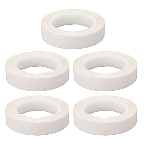 ZCZDHNA PET-Isolier klebeband Elektrische Band Wärme Hochtemperatur-Isolierung Flamm hemmendes Klebeband für Leiterplatte Schutz Motor Elektronische Komponenten Weiß 25mm x 66m 5PCS von ZCZDHNA
