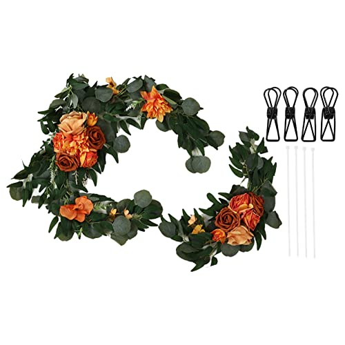 ZCZDHNA Wedding Floral Decorations 2 Set | Lifelike Blossom Shape Flowers for Welcome Signs/Reception Decor/Home Party | Unscented Artificial Flowers with Clips (18063-JS) von ZCZDHNA