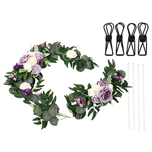 ZCZDHNA Wedding Floral Decorations 2 Set | Lifelike Blossom Shape Flowers for Welcome Signs/Reception Decor/Home Party | Unscented Artificial Flowers with Clips (18063-SZ) von ZCZDHNA
