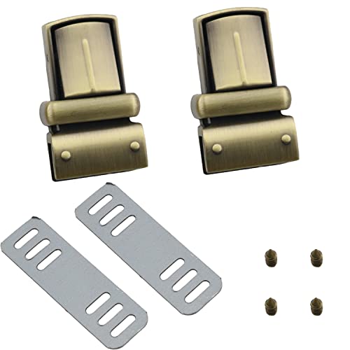ZCZQC 2 Stück Metall-Verschluss für Handtaschen, Geldbörsen, Verschlüsse für Handtasche, Clutch, Tasche, Handtasche, Umhängetasche, 2 Stück von ZCZQC