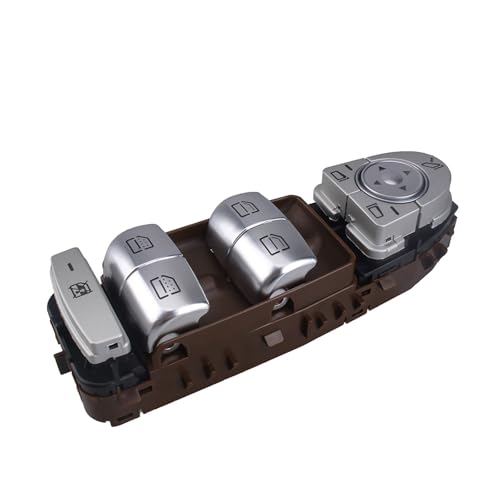 Power Fenster Master Schalter Für Benz W213 W222 E Für Klasse 4 Tür Limousine Power Fenster Schalter A2139054803(Gray) von ZCera