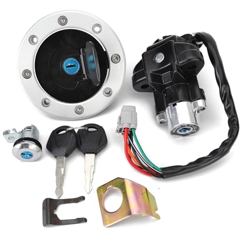 Zündschloss Motorrad Für Suzuki DL650 2004-2011 DL1000 Für V-Strom 2002-2012 DL 650 Für Vstrom DL 1000 V Strom Zündschalter Sitzschloss Zündschlüssel Schalter von ZCera
