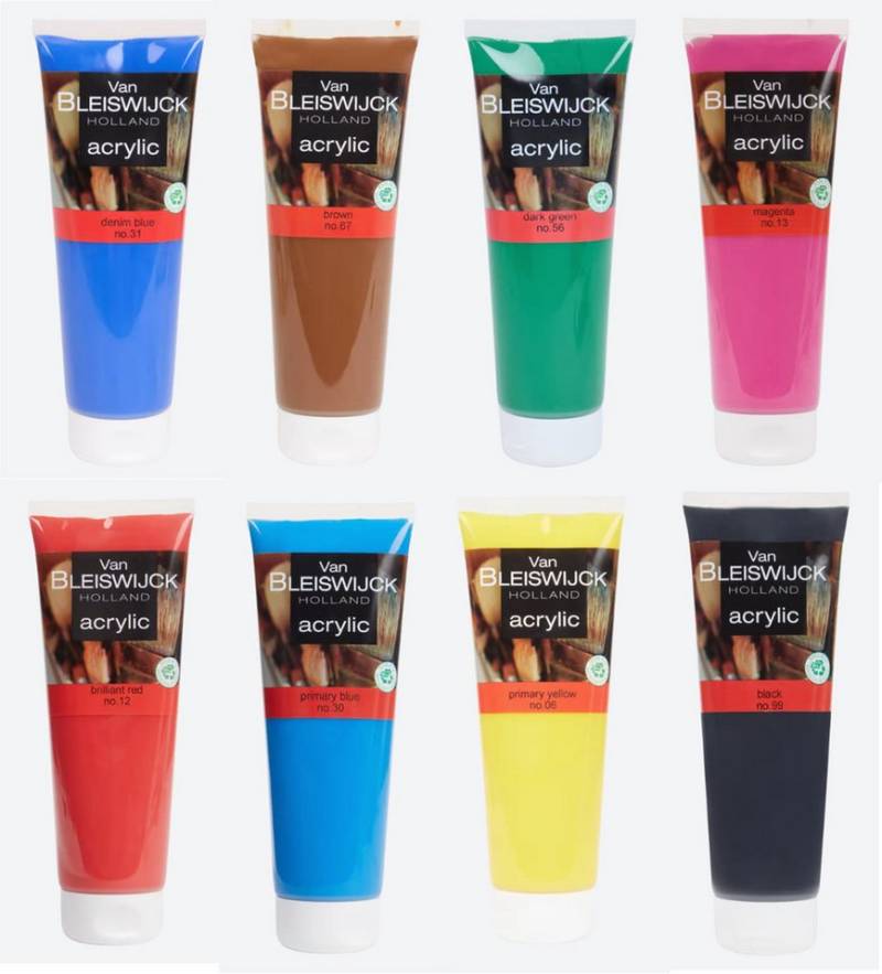 ZD Trading Acrylfarbe Bleiswyk Acrylfarbe Tube 250 ml multifarben von ZD Trading
