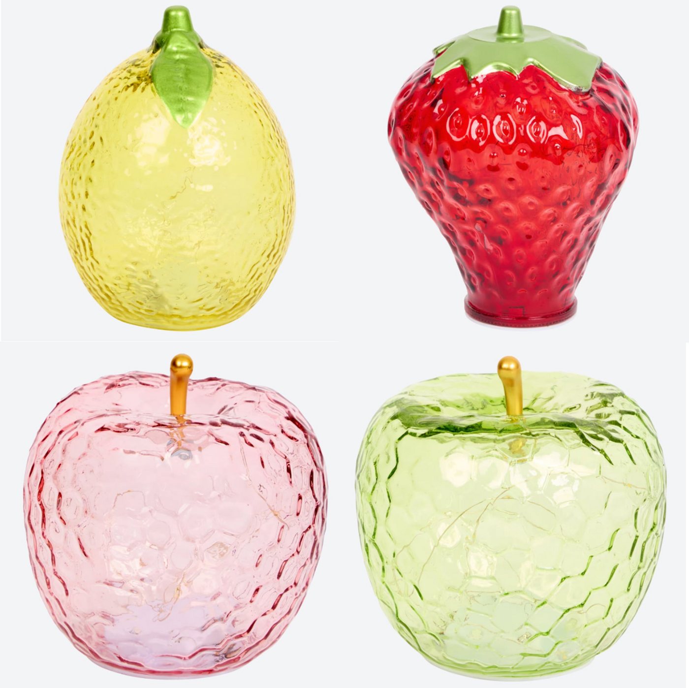 ZD Trading Deko-Glas Deko LED Apfel Glas 16 cm ZD Trading Deko-Glas Deko LED Apfel Glas 16 cm von ZD Trading