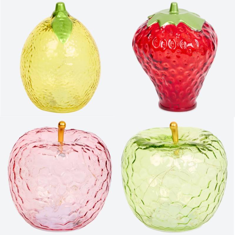 ZD Trading Deko-Glas Deko LED Apfel Glas 16 cm von ZD Trading