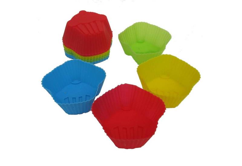 ZD Trading Haushaltshobel Silikonform (Muffin) Muffinform Muffinförmchen Backform 12 Stück von ZD Trading