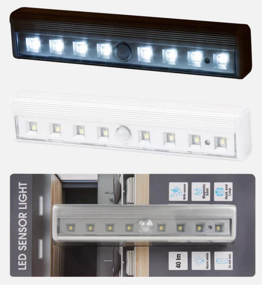 ZD Trading LED Nachtlicht Sensorleuchte LED 18 cm mit Magnet und Bewegungssensor, LED fest integriert ZD Trading LED Nachtlicht Sensorleuchte LED 18 cm mit Magnet und Bewegungssensor, LED fest integriert von ZD Trading
