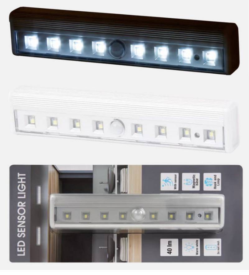 ZD Trading LED Nachtlicht Sensorleuchte LED 18 cm mit Magnet und Bewegungssensor, LED fest integriert von ZD Trading