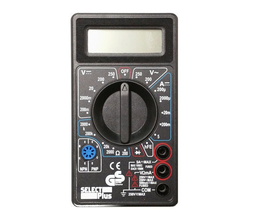 ZD Trading Multimeter Spannungsprüfer Multimessgerät digit. 250V/5A Multimeter ZD Trading Multimeter Spannungsprüfer Multimessgerät digit. 250V/5A Multimeter von ZD Trading