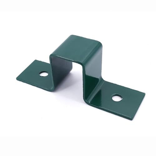 U-Profil 60x40 mm Zaunpfosten Wandmontage (RAL 6005 moosgrün) von Zaundirekt